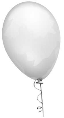 Download free balloon white icon